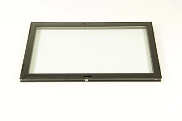 Puerta de cristal central