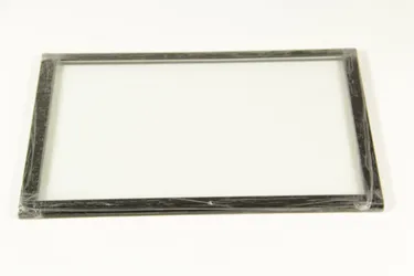 Puerta de cristal Negro