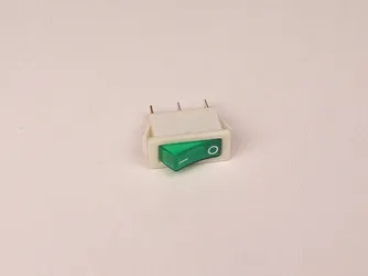 Interruptor luminoso verde