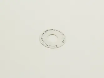 Etiqueta do termóstato