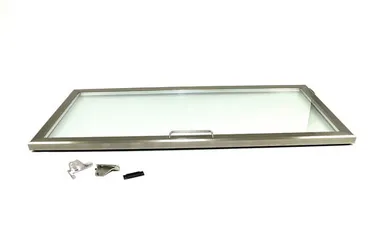 Puerta de cristal izquierda completa