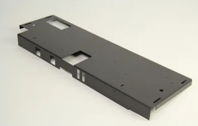 Base de cobertura superior plana preta