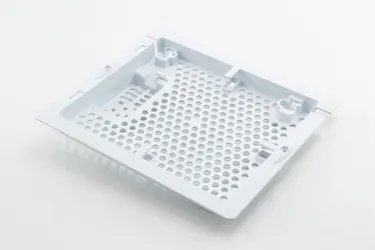 Placa com grelha atrás Nº/Parafusos