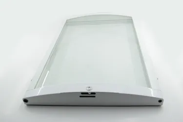 Puerta de cristal Marco blanco