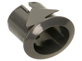 Cuerpo de pulsador elíptico gris