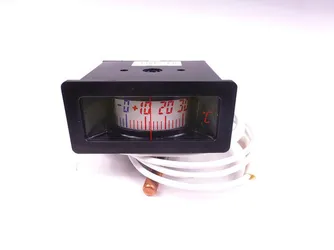 Termómetro analógico preto