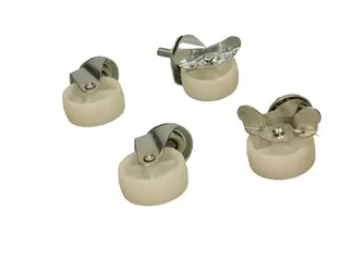 Juego de ruedas (2 con freno, 2 sin freno)