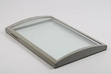 Puerta de cristal completa con cerradura