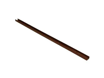 Perfil de plástico vertical de bronce