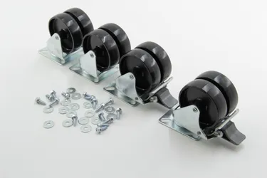 Set Of Castors 75 mm 2 W.Brake