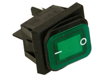 Interruptor Bipolar Verde 16A 250V
