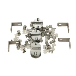 Kit de parafusos e suportes