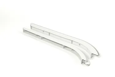 Suporte para moldura de vidro esquerda+direita