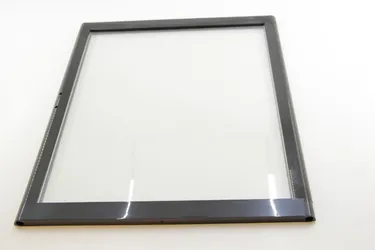 Puerta de cristal Negro