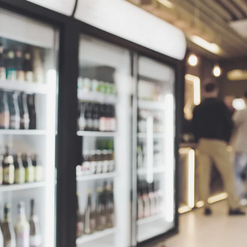 Chladicí skříně prosklené - 1 dveře