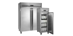 Nerezové mrazicí skříně