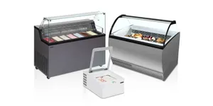 Distribútory zmrzliny statické