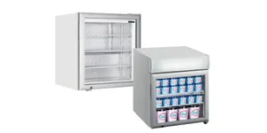 Malé mrazničky presklené