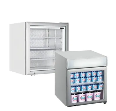 Malé mrazničky prosklené