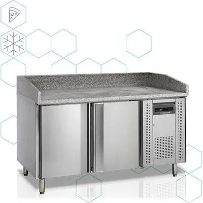 Mesas frías de pizza