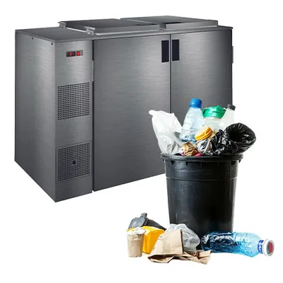 Nerezové chladicí komory na odpad